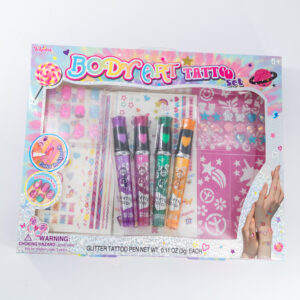 Verpakking van tijdelijke tattoo set voor kinderen