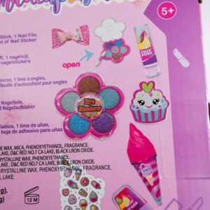 Kinder make-up set met oogschaduw, applicators en accessoires