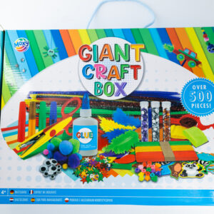 Grote knutselbox met meer dan 500 creatieve onderdelen